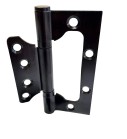 Dobradiças Sobrepor Inox - 4 x 3 com parafusos - Pintura Preta